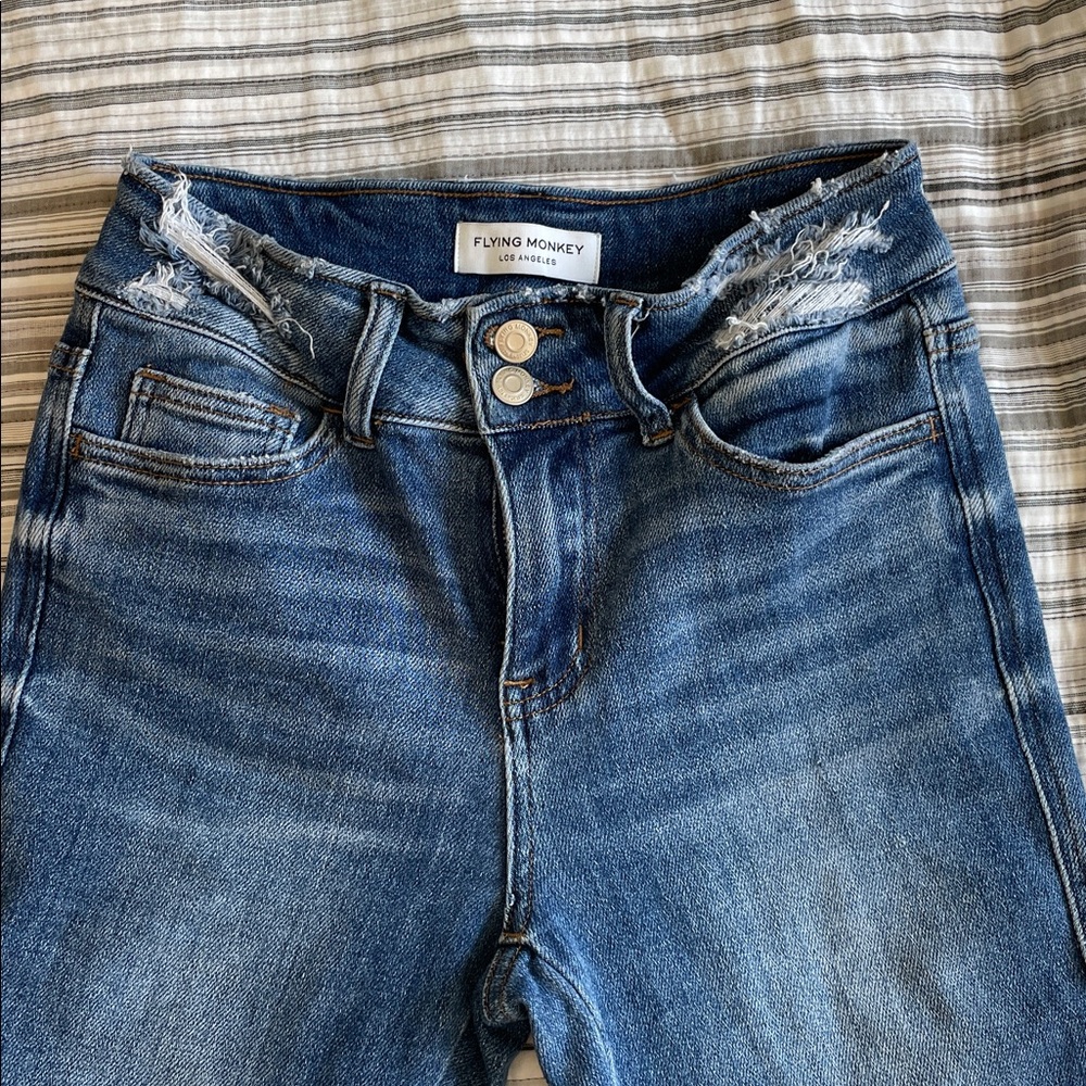 Flying Monkey Ripped Denim Skinny Jeans